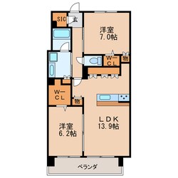 テラッツァ白壁の物件間取画像